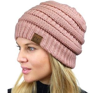 C.C knit chunky soft beanie